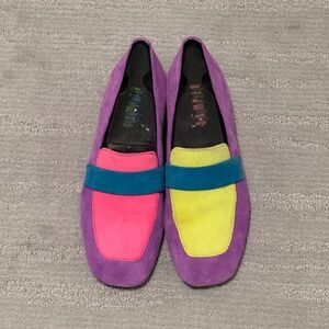 Camper – Colorblock Suede Loafer MULTI - Size 37